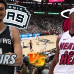 San Antonio Spurs vs Miami Heat Live Play by Play & Scoreboard