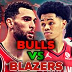 Chicago Bulls vs Portland Trail Blazers | NBA | Live Play By Play & Commentary