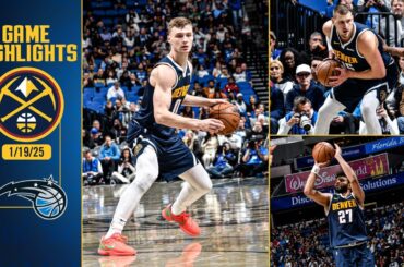 Denver Nuggets vs. Orlando Magic Full Game Highlights 📺 |1/19/25
