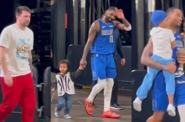 Luka Doncic, Irving and the Mavericks Immediately after Beating Oklahoma City Thunder