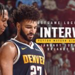 Peyton Watson and Jamal Murray Full Postgame Locker Room Interview vs. Magic 🎙 | 1/19/25