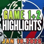 Milwaukee Bucks Vs  Philadelphia 76ers Game 1st+2nd Highlights Jan 19,2025 NBA Season 2024-25