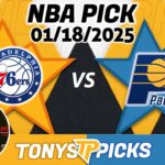 Philadelphia 76ers vs. Indiana Pacers Pick 1/18/25 NBA Pick Prediction