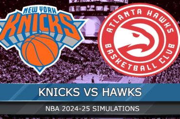 New York Knicks vs Atlanta Hawks - NBA Today 1/20/2025 Full Game Highlights - NBA 2K25 Sim