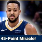 CJ McCollum's 45 points leads Pelicans to largest comeback in team history but raises questions