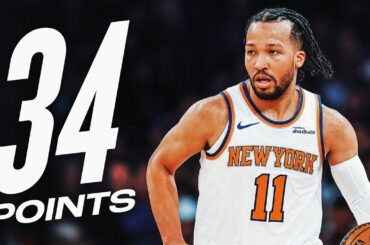 Jalen Brunson Pours In 34 PTS Against The Hawks | January 20, 2025