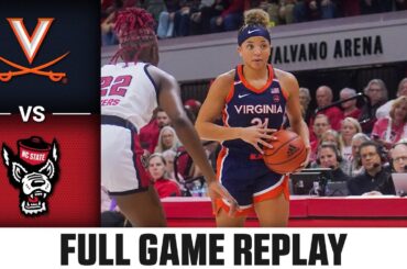 Virginia vs. NC State Full Game Replay | 2024-25 ACC Women's Basketball
