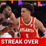 Atlanta Hawks winning streak snapped with MLK Day loss to New York Knicks; starting lineup change