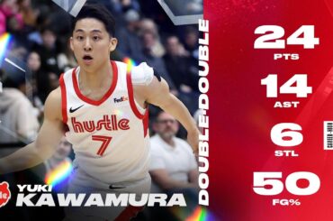 Yuki Kawamura Flirts With A Triple-Double (24 PTS, 14 AST, 6 STL) Vs. Legends
