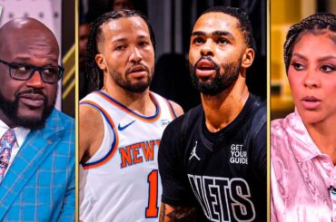 TNT crew reacts to Knicks vs Nets Highlights - January 21, 2025