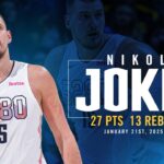 Nikola Gets Fourth-Straight Triple-Double vs. 76ers 📺 | 1/21/25 Full Game Highlights.