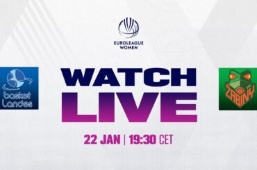 LIVE - Basket Landes v Zabiny Brno | EuroLeague Women 2024-25