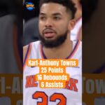 Karl-Anthony Towns DOMINATED the Brooklyn Nets! #shorts #knicks