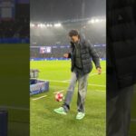Wemby showing off on the pitch at PSG- Man City match in Paris! (via @Championsleagueuefak2