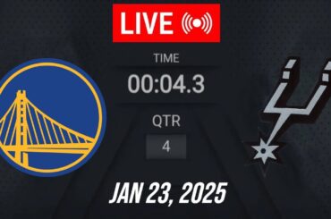 NBA LIVE! San Antonio Spurs vs Golden State Warriors  | January 23, 2025 Warriors vs Spurs | 2K25