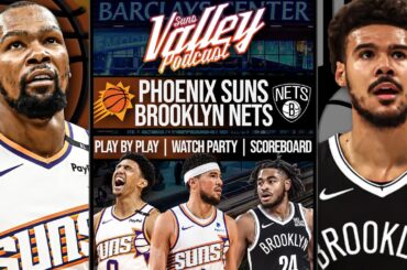 Phoenix Suns vs Brooklyn Nets  | LIVE Reaction | Scoreboard | Play By Play | Postgame Show