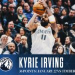 Kyrie Irving (36 Points) Highlights vs. Minnesota Timberwolves | January 22, 2025