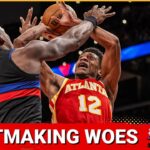 Shotmaking woes doom Trae Young, Atlanta Hawks in home loss to Cade Cunningham, Detroit Pistons