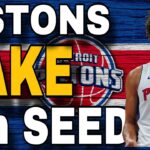 The Detroit Pistons TAKE 6th SEED from Hawks