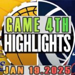 Los Angeles Lakers VS Los Angeles Clippers Game 4th Highlights Jan 19,2025 NBA Season 2024-25