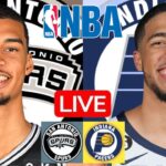 LIVE: SAN ANTONIO SPURS vs INDIANA PACERS | NBA | PLAY BY PLAY | SCOREBOARD