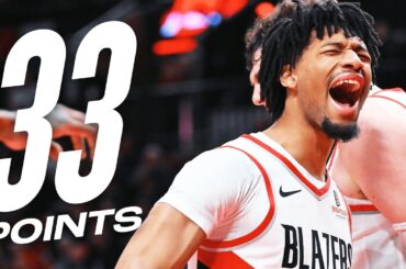 Shaedon Sharpe DROPS CAREER-HIGH 33 PTS in Rose City! 🌹| November 13, 2024