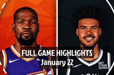 Phoenix Suns vs Brooklyn Nets | Full Game Highlights | 22 January 2025