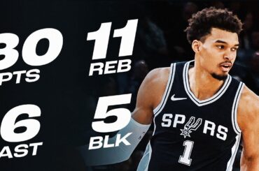 Victor Wembanyama DOMINATES in Return to Paris| January 23, 2025