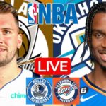 LIVE: DALLAS MAVERICKS vs OKLAHOMA CITY THUNDER | NBA | PLAY BY PLAY | SCOREBOARD