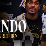 Jarred Vanderbilt Talks with Media about his Return