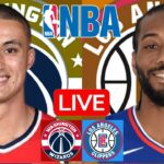 LIVE: WASHINGTON WIZARDS vs LOS ANGELES CLIPPERS | NBA | PLAY BY PLAY | SCOREBOARD