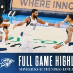 Dallas Mavericks Highlights vs. Oklahoma City Thunder | January 23, 2025