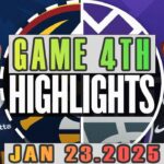 Denver Nuggets Vs Sacramento Kings Game 4th Highlights Jan 23,2025 NBA Season 2024-25