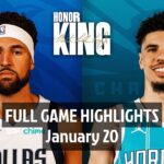 Dallas Mavericks vs Charlotte Hornets | Full Game Highlights | 20 January 2025