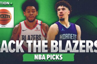 Back the Trail Blazers as Underdogs vs LaMelo Ball & Hornets | Friday NBA Best Bets | Buckets