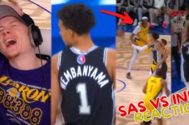 Reacting to Spurs vs Pacers (in Paris, France) Regular Season Game!