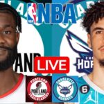 LIVE: PORTLAND TRAIL BLAZERS vs CHARLOTTE HORNETS | NBA | PLAY BY PLAY | SCOREBOARD