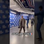 The Spurs arrive for #NBAParis