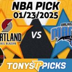 Portland Trail blazers vs. Orlando Magic Pick 1/23/25 NBA Pick Prediction