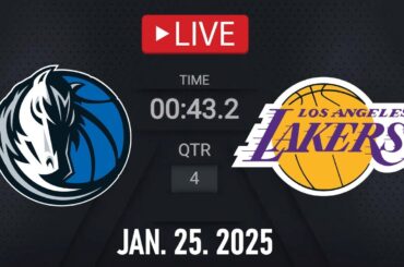 NBA LIVE! Los Angeles Lakers vs Dallas Mavericks | January 25, 2025 | Mavs vs Lakers NBA LIVE 2K25