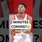 Ulrich Chomche might be getting minutes soon 👀 #ulrichchomche #nba #shorts #raptors