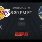 Los Angeles Lakers @ Golden State Warriors Live Scoreboard