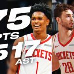 Green (26 PTS), Şengün (26 PTS), & Amen (TRIPLE-DOUBLE) STUFFED The Stat Sheet! | January 25, 2025