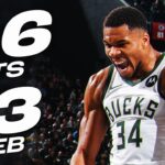 Giannis Antetokounmpo's 36-PT DOUBLE DOUBLE In L.A. | January 25, 2025