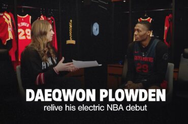 Daeqwon Plowden Talks NBA Debut & 19-Point Performance vs. Chicago Bulls | Exclusive Interview