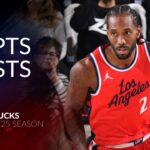 Kawhi Leonard 18 pts 4 asts vs Bucks 24/25 season