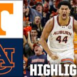 DEFENSIVE SHOWDOWN 😤 Tennessee Volunteers vs. Auburn Tigers | Full Game Highlights | ESPN CBB