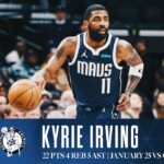Kyrie Irving (22 Points) Highlights vs. Boston Celtics | January 25, 2025