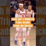 Josh Hart and OG Anunoby lead the Knicks to a BLOWOUT WIN over the Kings! #shorts #knicks