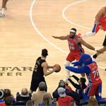 Philadelphia 76ers Mascot double-teams Ty Jerome & forces turnover in Clutch vs Cavaliers 😂